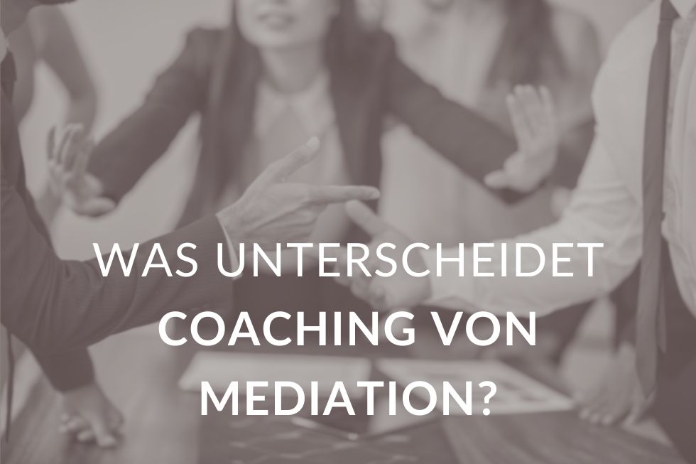 Was unterscheidet Coaching von Mediation?